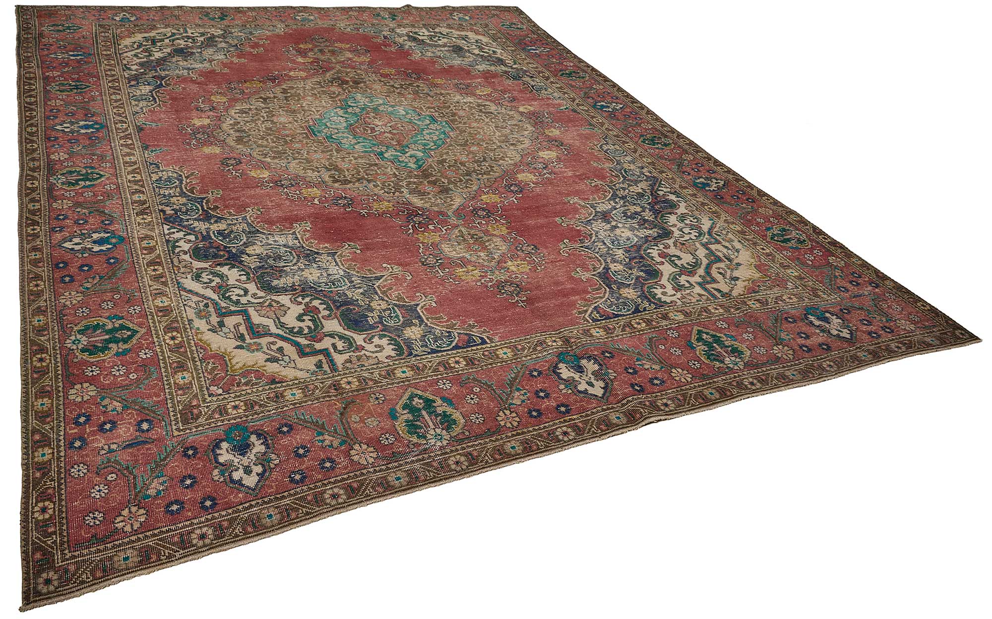 10x13 Hand-Knotted Vintage Rug - 51034