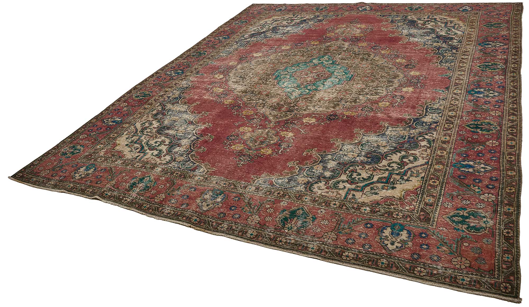 10x13 Hand-Knotted Vintage Rug - 51034