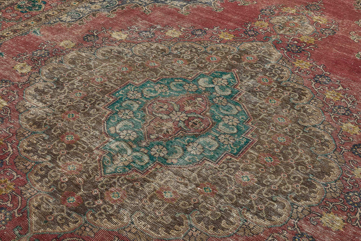 10x13 Hand-Knotted Vintage Rug - 51034