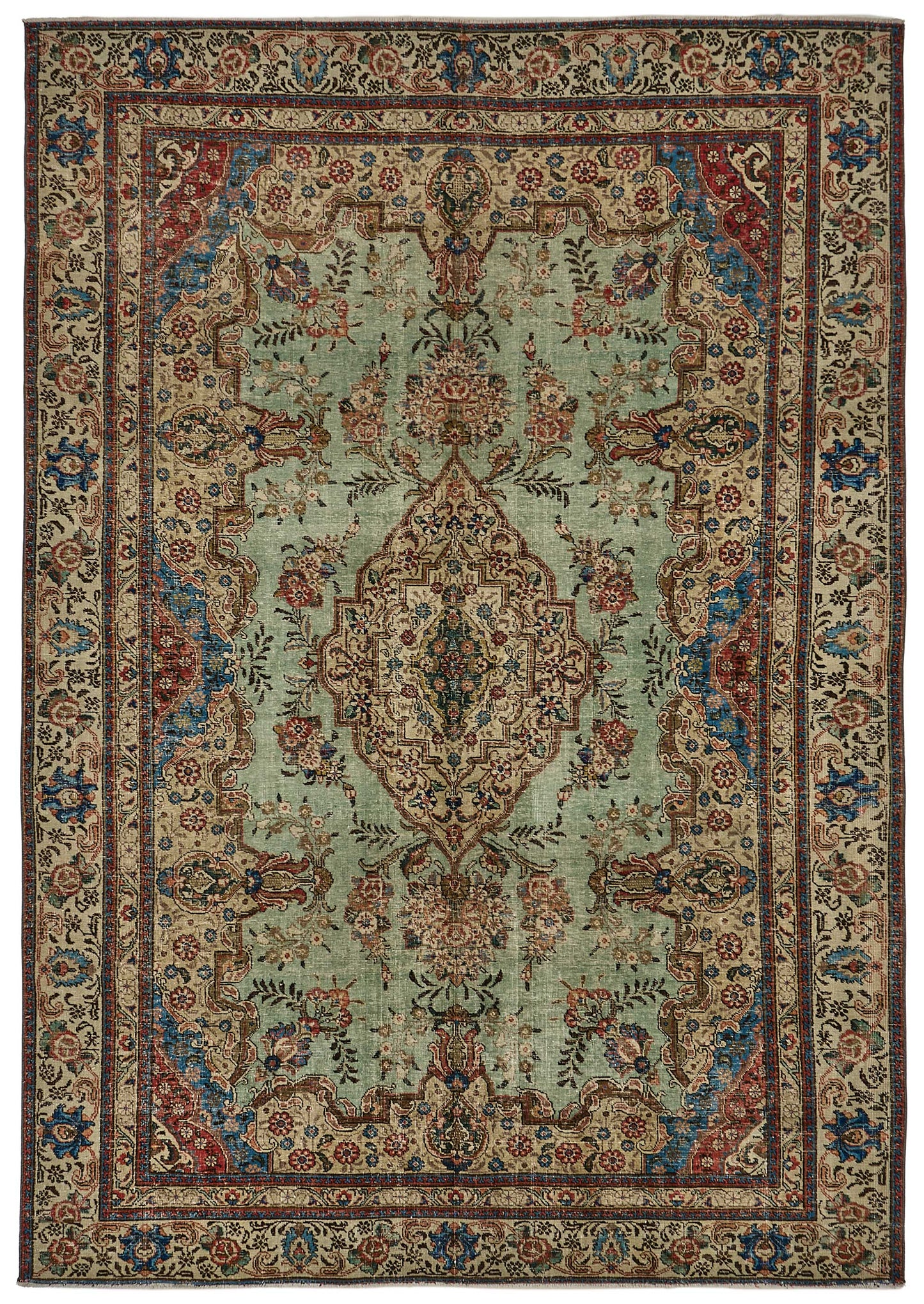 7x11 Hand-Knotted Vintage Rug - 51039