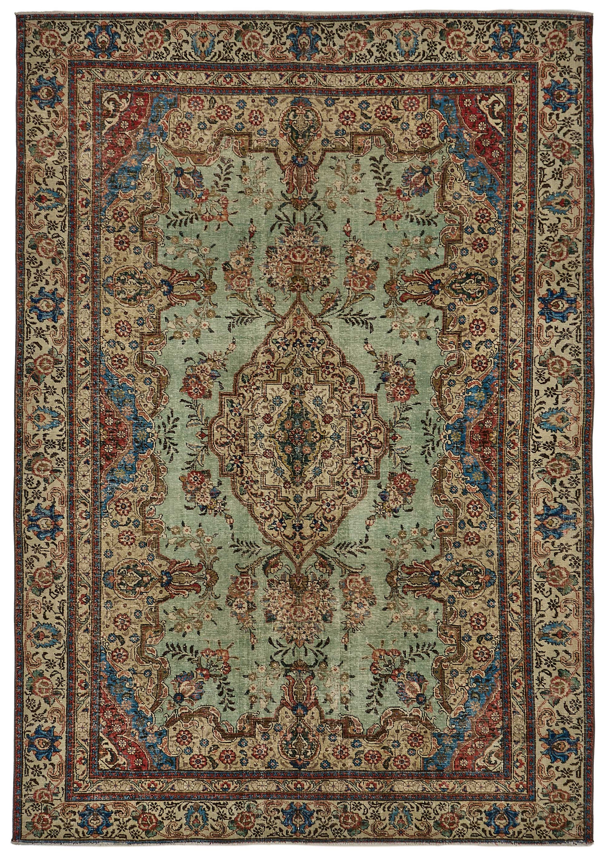 7x11 Hand-Knotted Vintage Rug - 51039