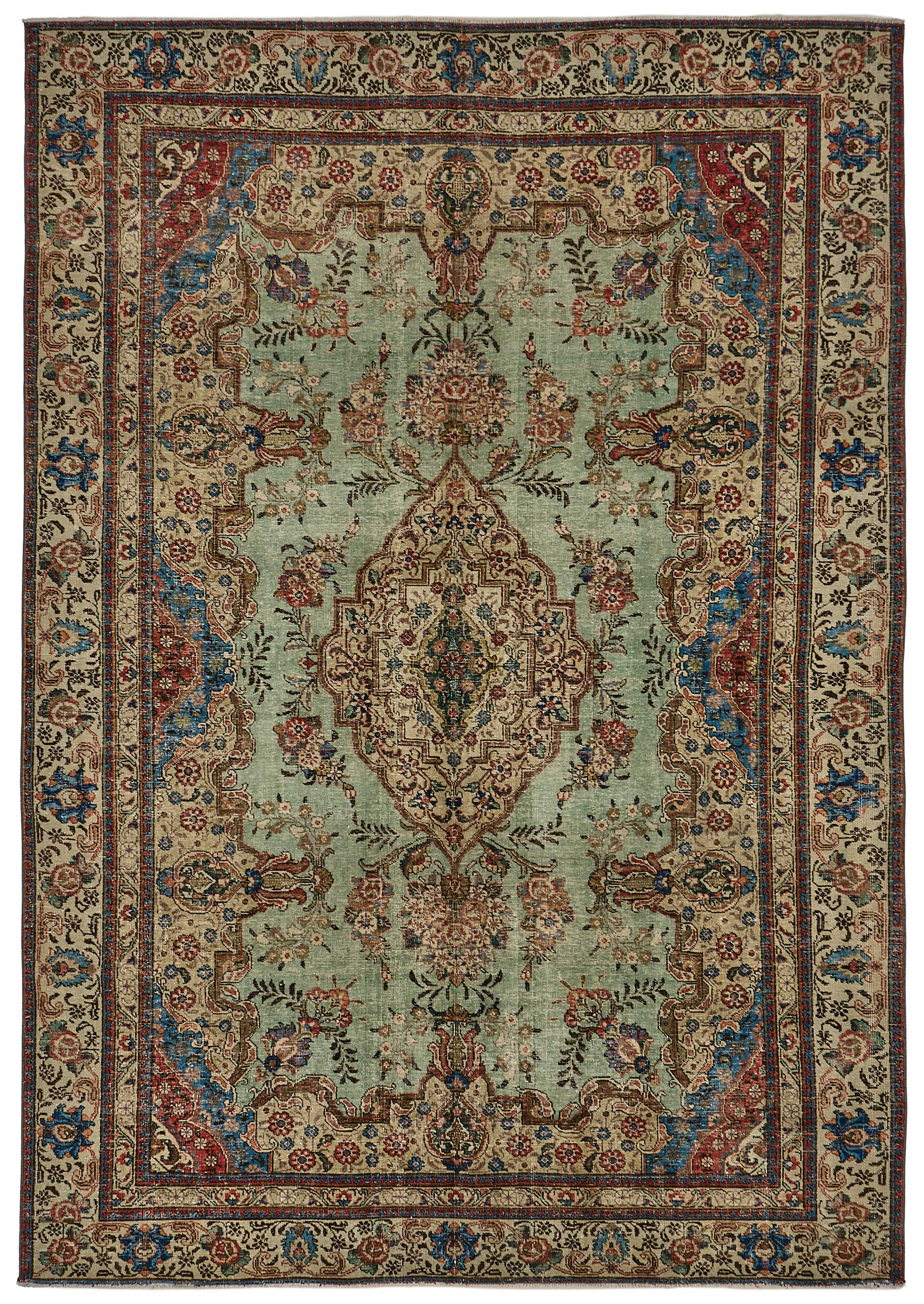 7x11 Hand-Knotted Vintage Rug - 51039