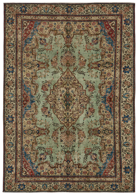 7x11 Hand-Knotted Vintage Rug - 51039