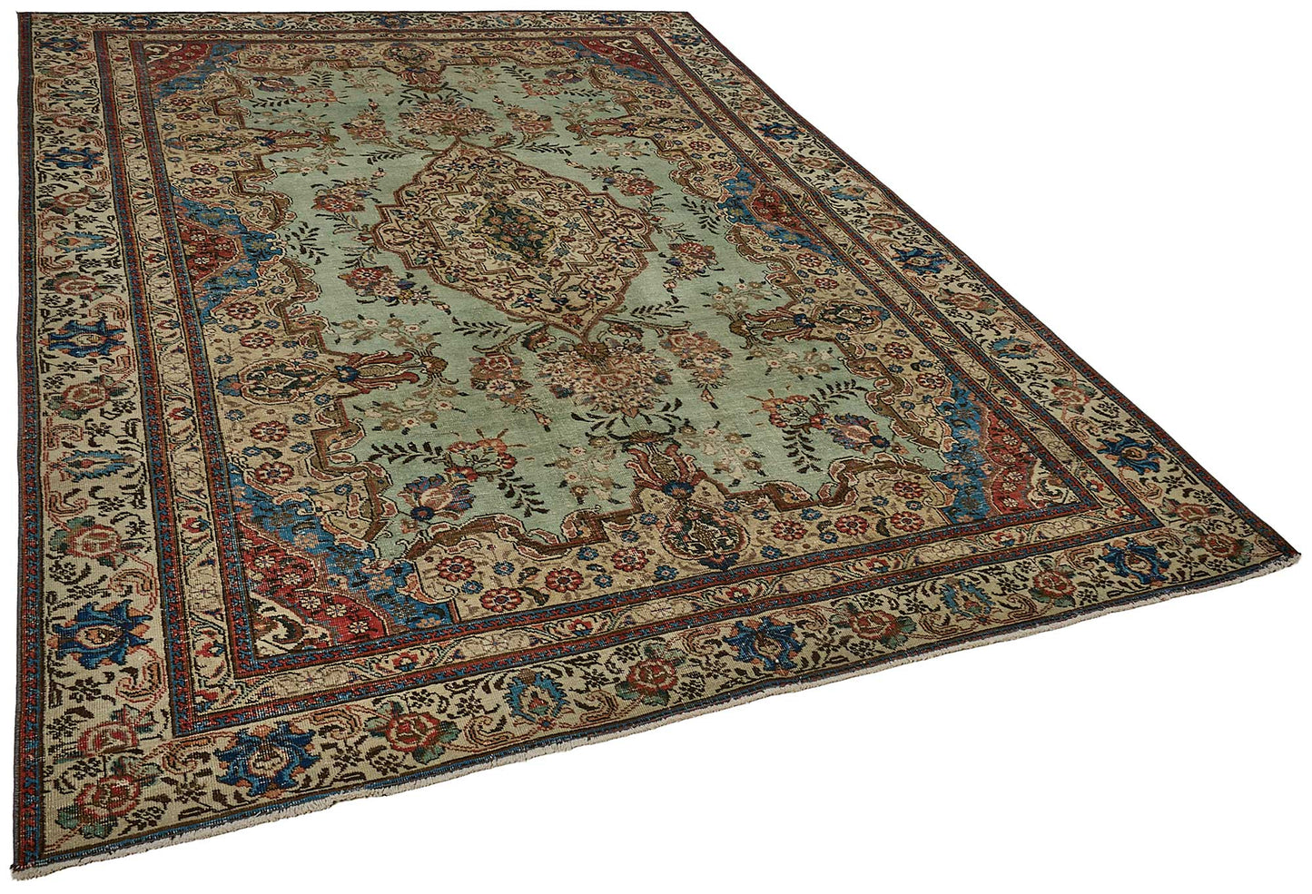 7x11 Hand-Knotted Vintage Rug - 51039