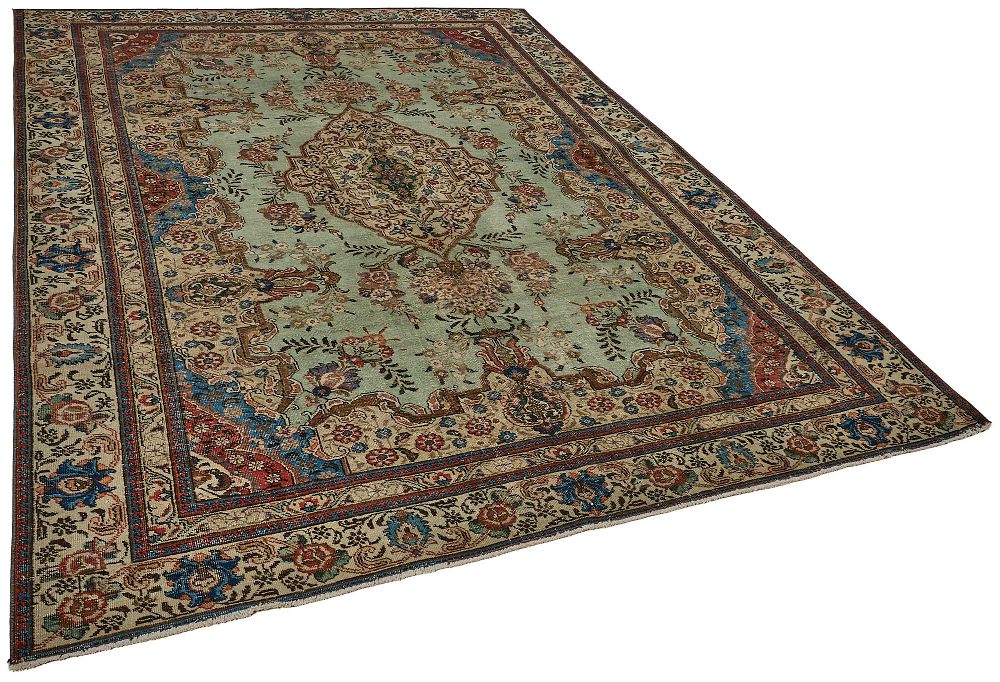 7x11 Hand-Knotted Vintage Rug - 51039