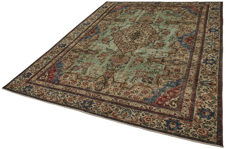 7x11 Hand-Knotted Vintage Rug - 51039