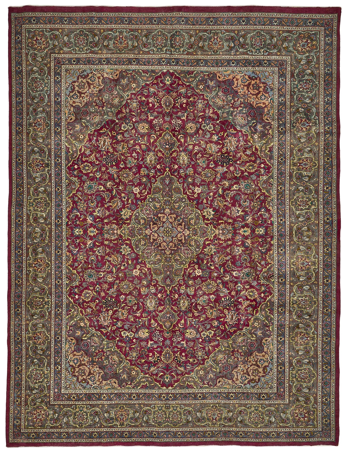 10x13 Hand-Knotted Vintage Rug - 51041