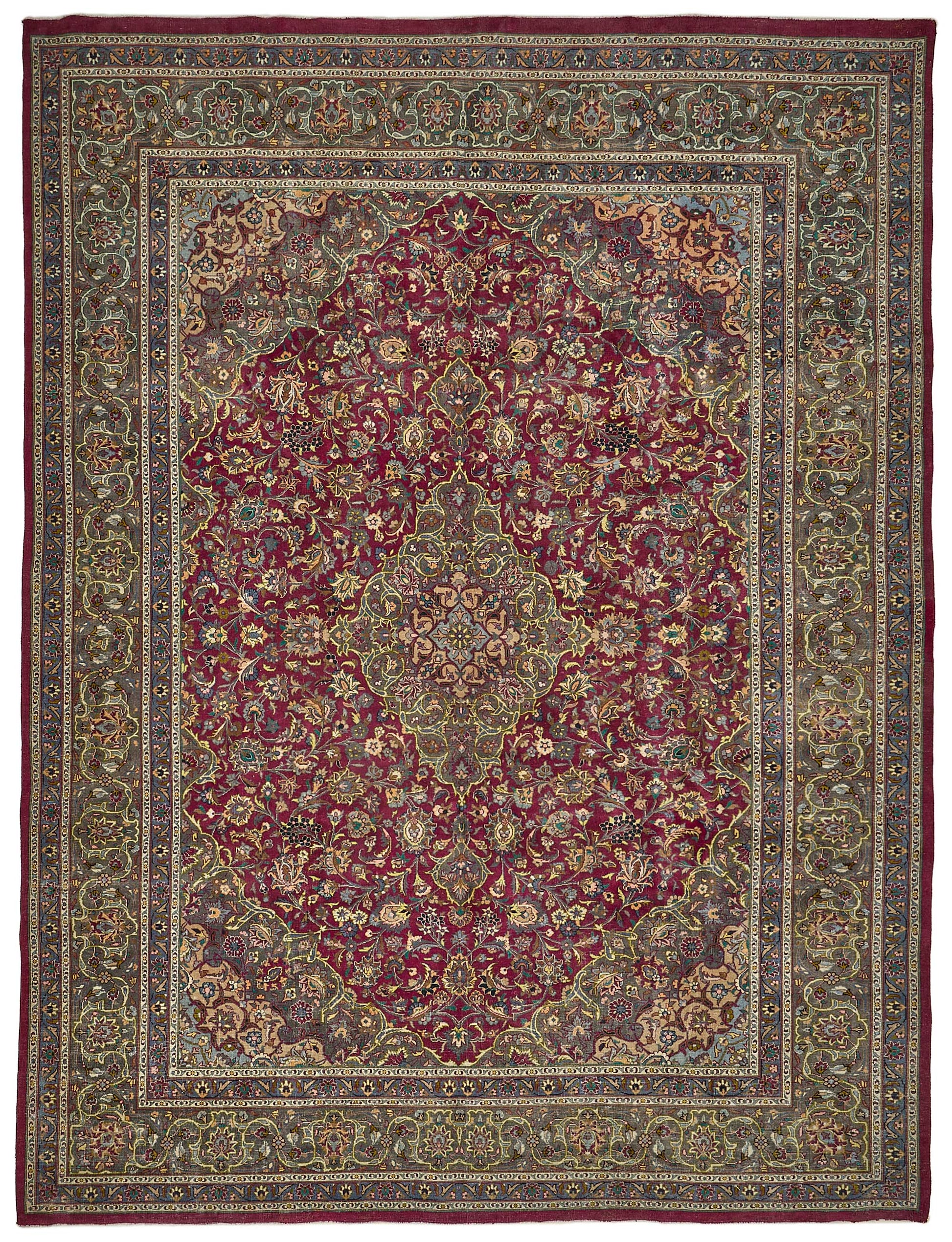10x13 Hand-Knotted Vintage Rug - 51041