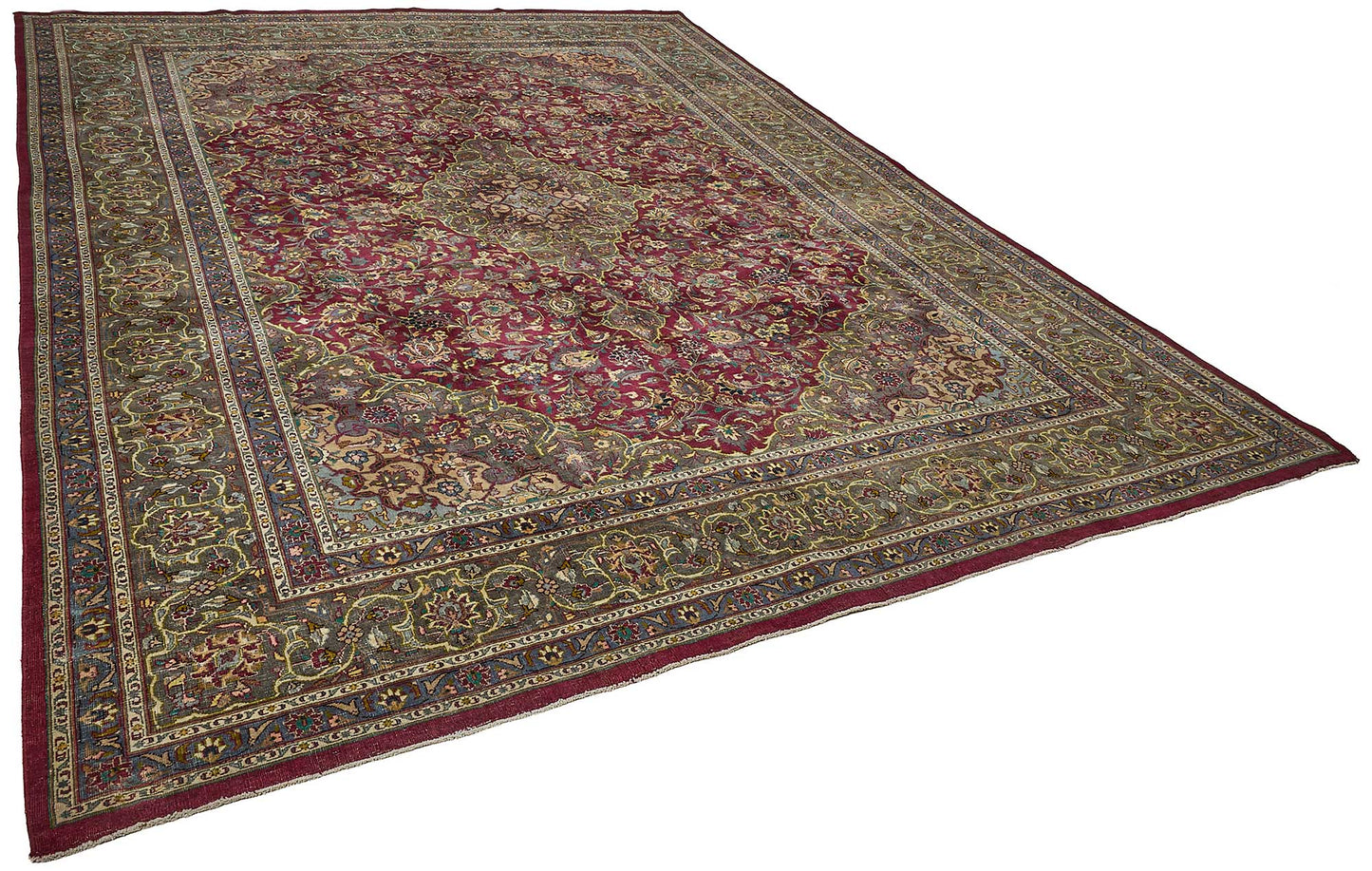 10x13 Hand-Knotted Vintage Rug - 51041