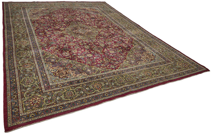 10x13 Hand-Knotted Vintage Rug - 51041