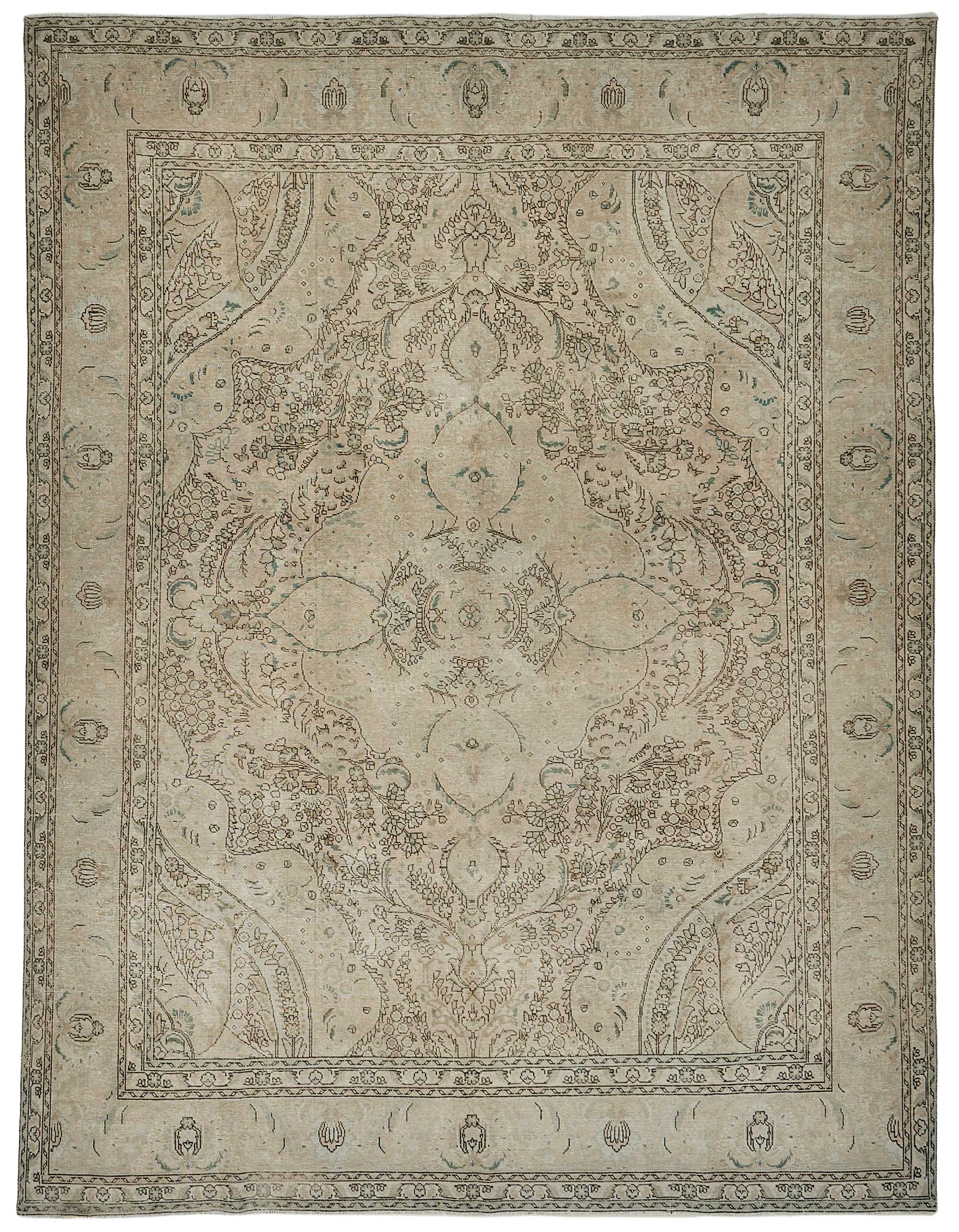 10x13 Hand-Knotted Vintage Rug - 51042