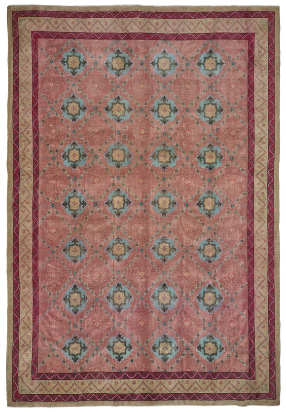 9x13 Hand-Knotted Vintage Rug - 51044