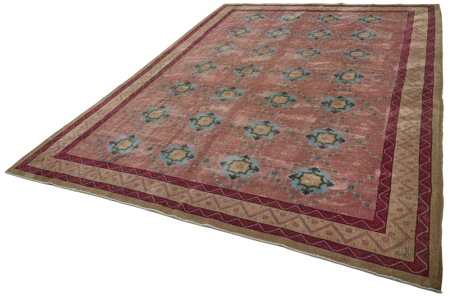 9x13 Hand-Knotted Vintage Rug - 51044