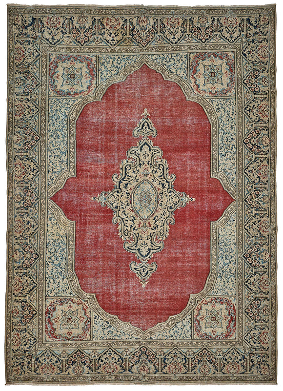 8x12 Hand-Knotted Vintage Rug - 51045