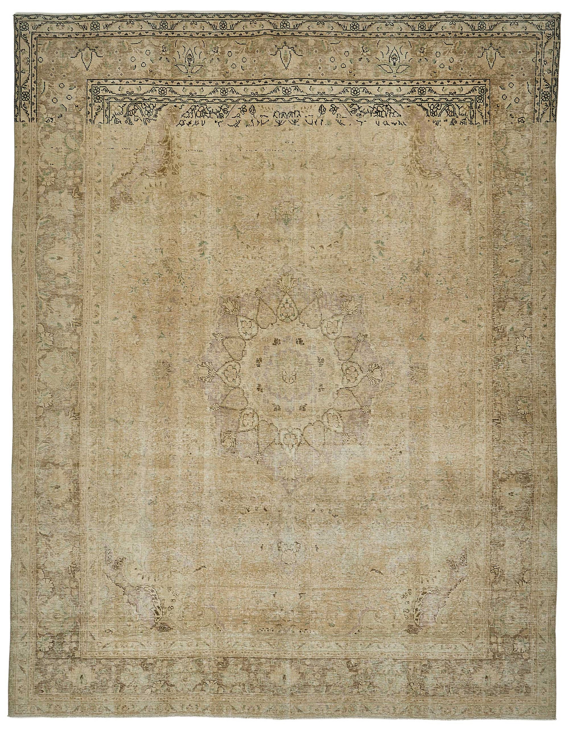 10x12 Hand-Knotted Vintage Rug - 51046