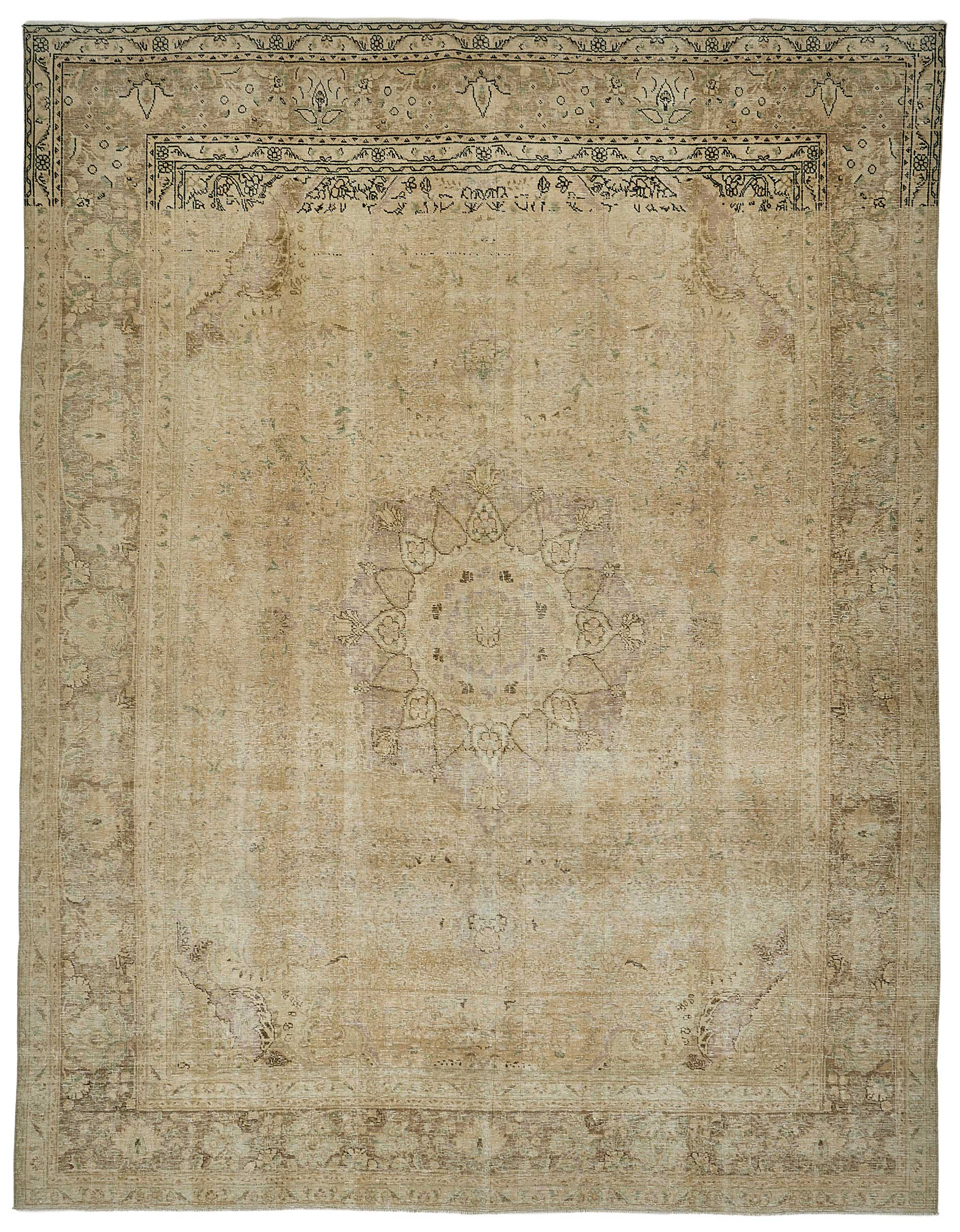 10x12 Hand-Knotted Vintage Rug - 51046