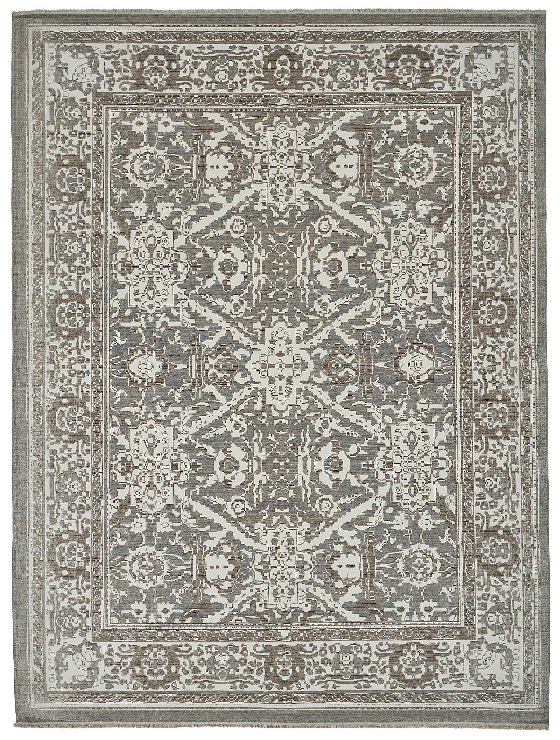 10x13 Hand-Loomed Oushak Rug - 51114