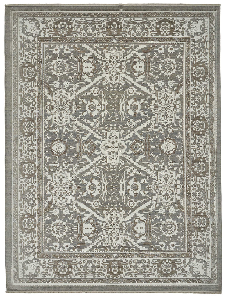 10x13 Hand-Loomed Oushak Rug - 51114