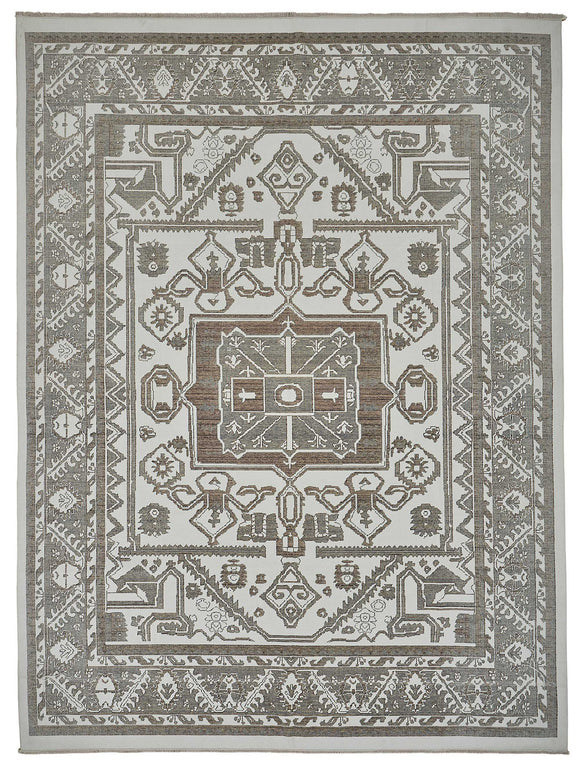9x12 Hand-Loomed Oushak Rug - 51115