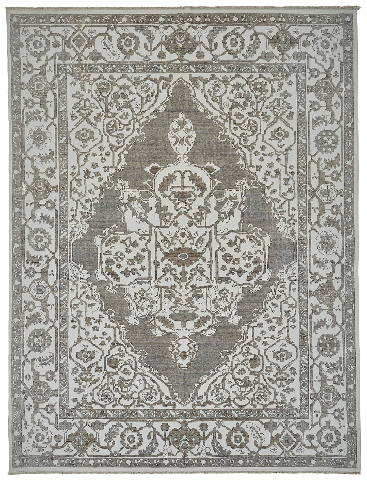 9x12 Hand-Loomed Oushak Rug - 51116