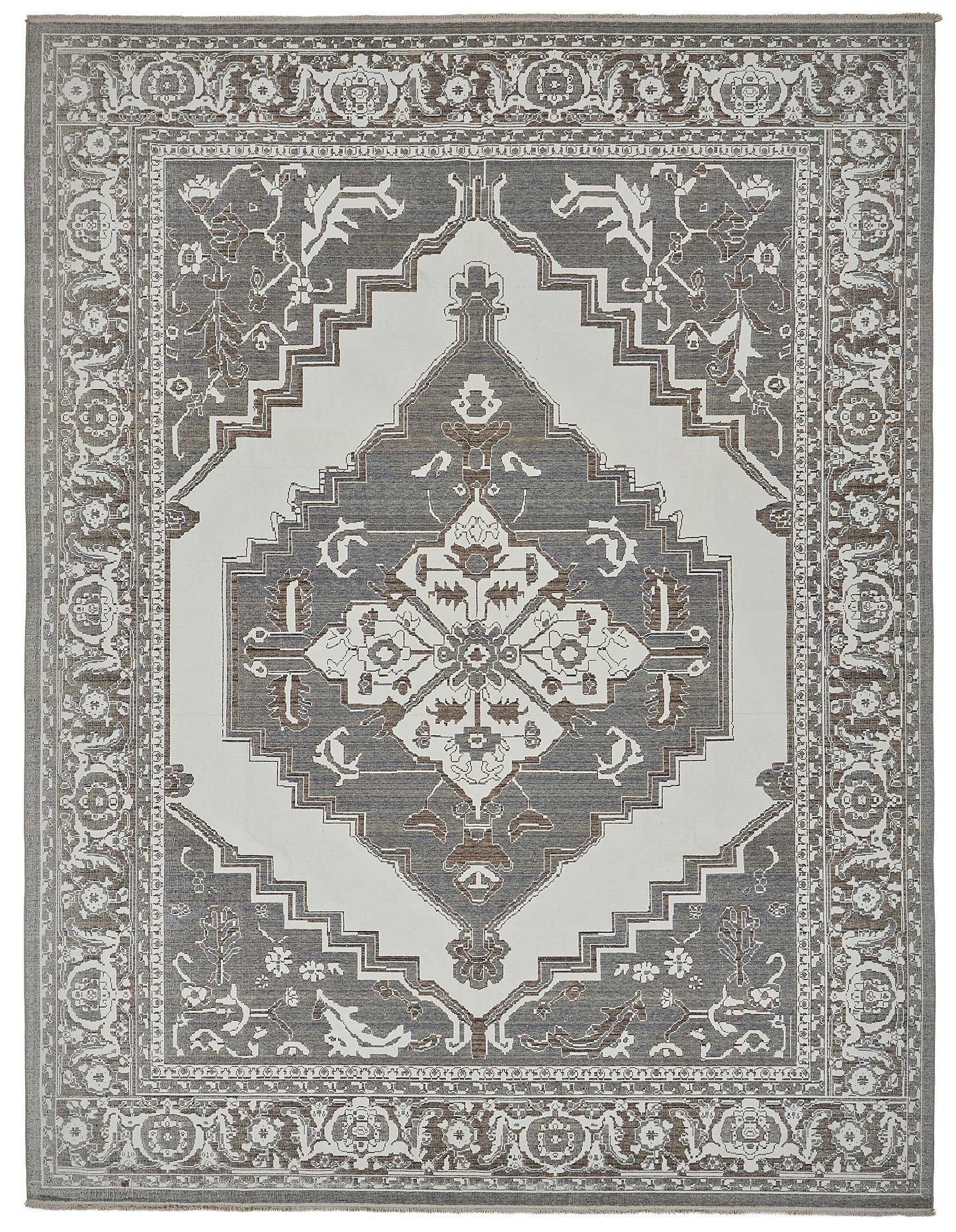 10x13 Hand-Loomed Oushak Rug - 51117
