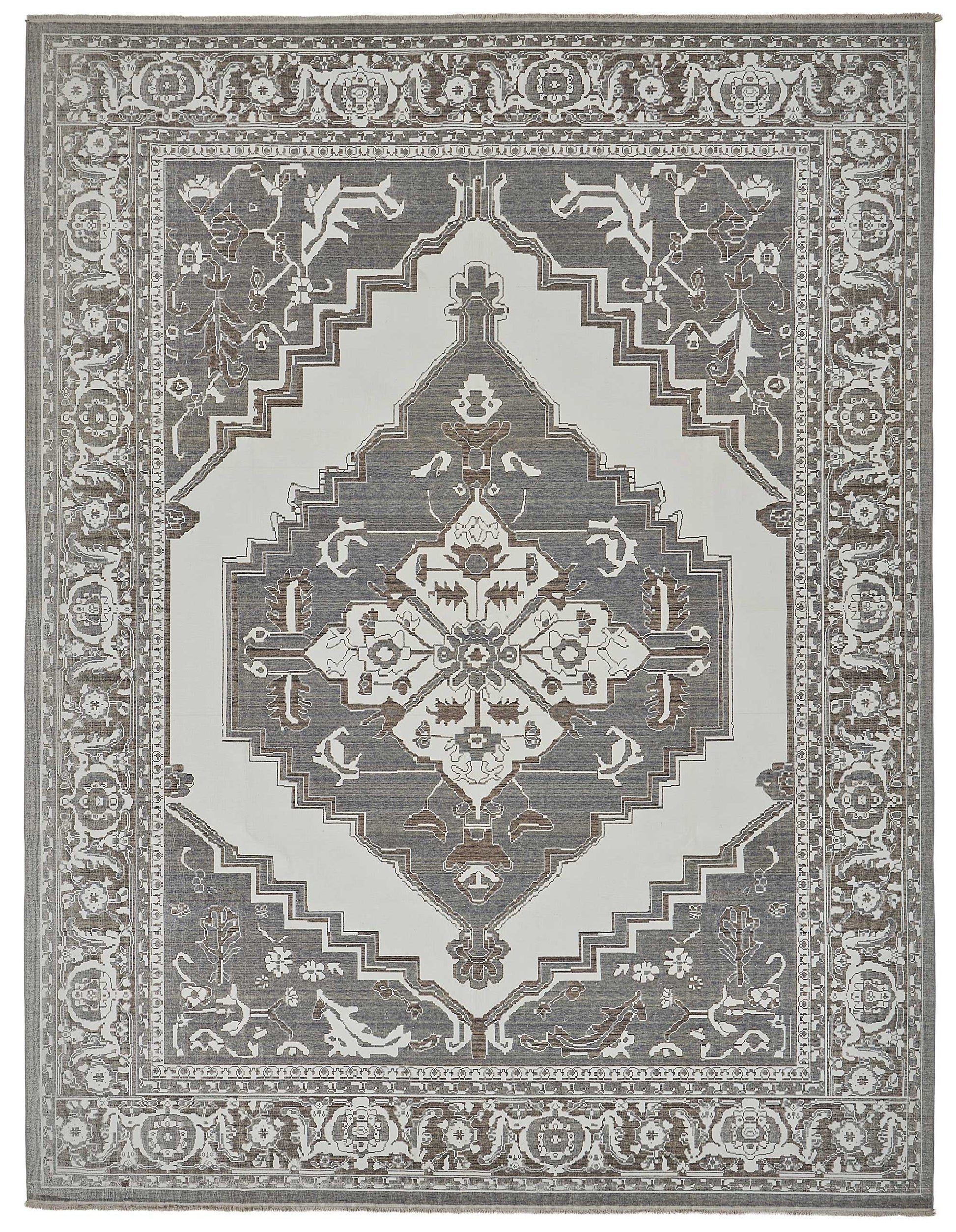 10x13 Hand-Loomed Oushak Rug - 51117