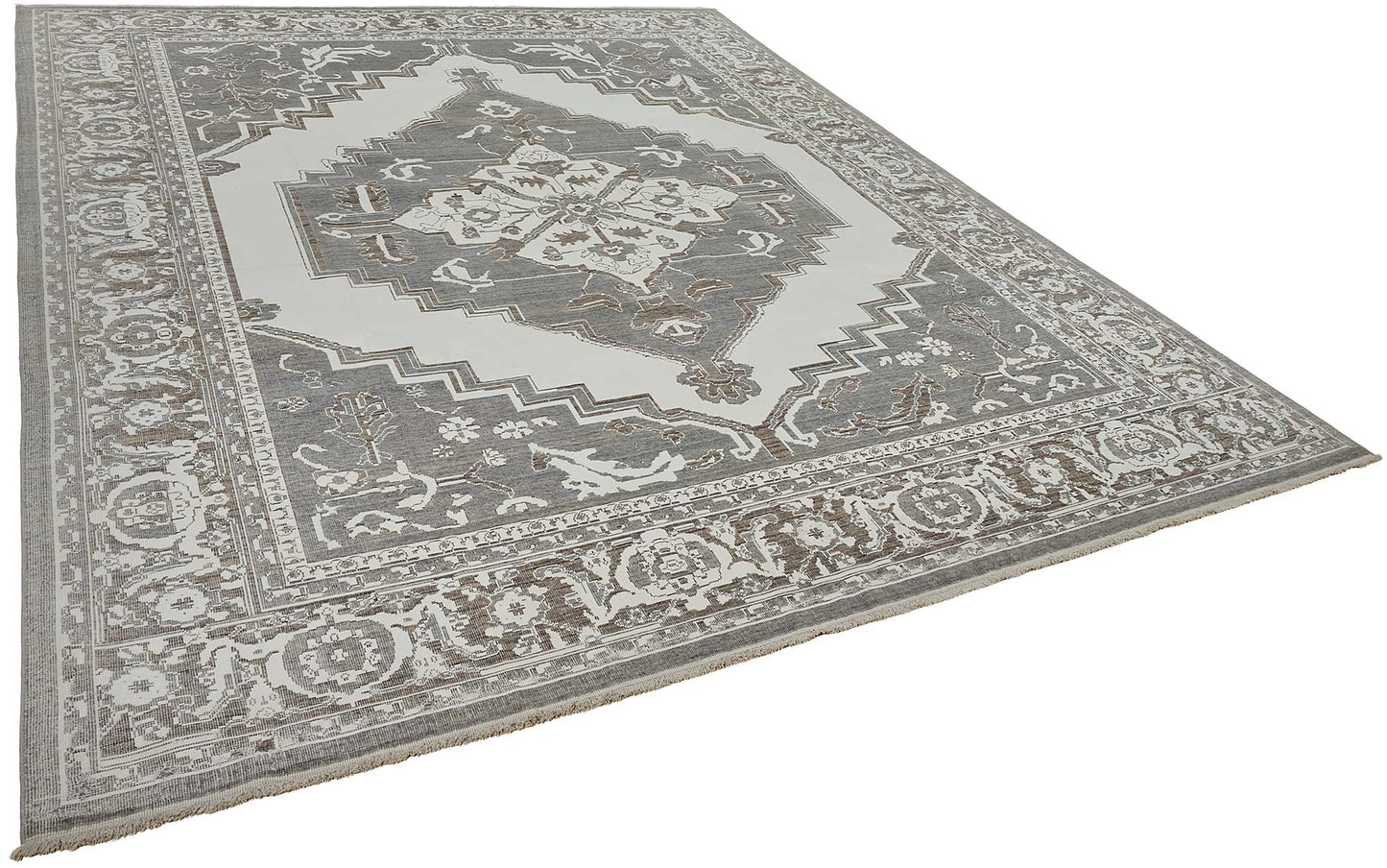10x13 Hand-Loomed Oushak Rug - 51117