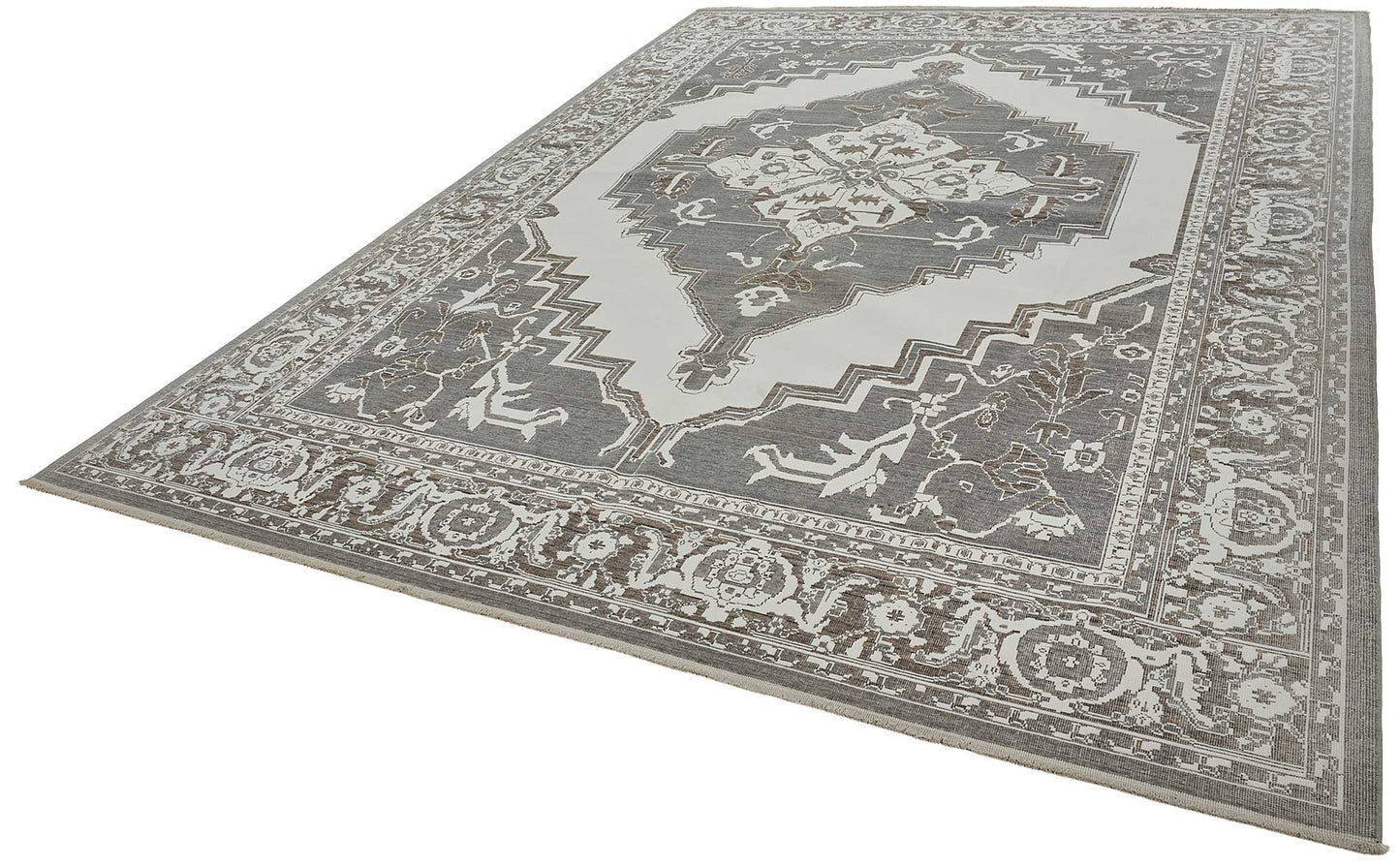 10x13 Hand-Loomed Oushak Rug - 51117