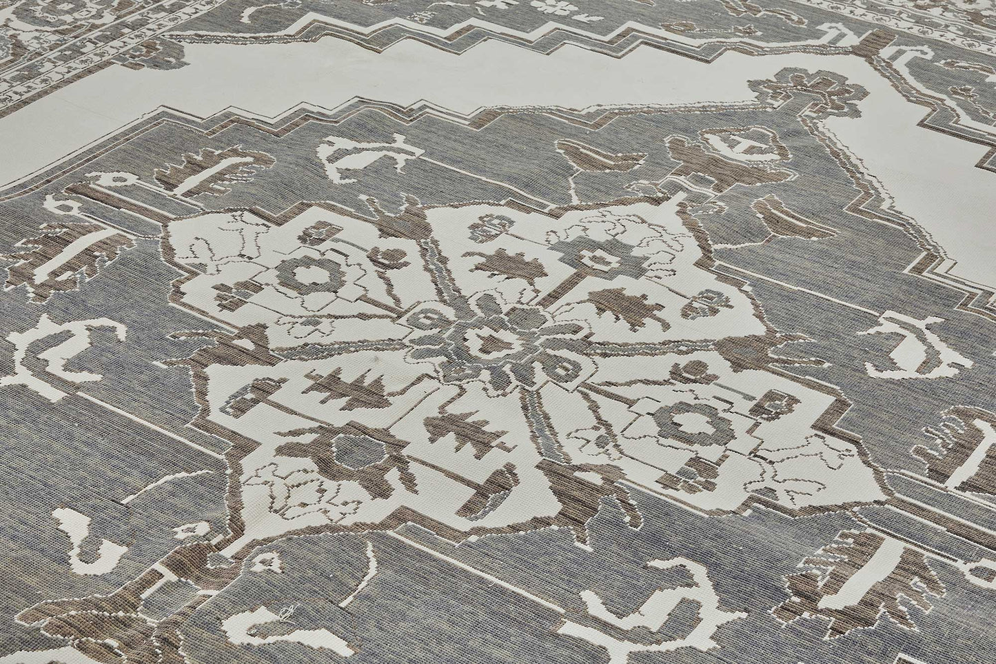 10x13 Hand-Loomed Oushak Rug - 51117