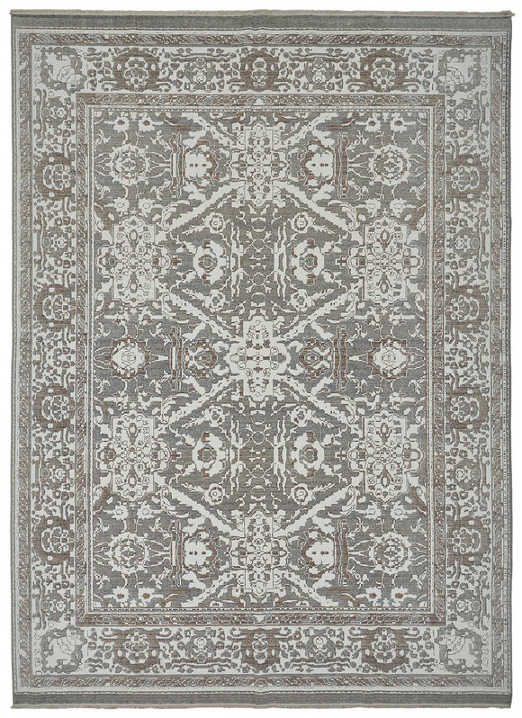 9x13 Hand-Loomed Oushak Rug - 51118