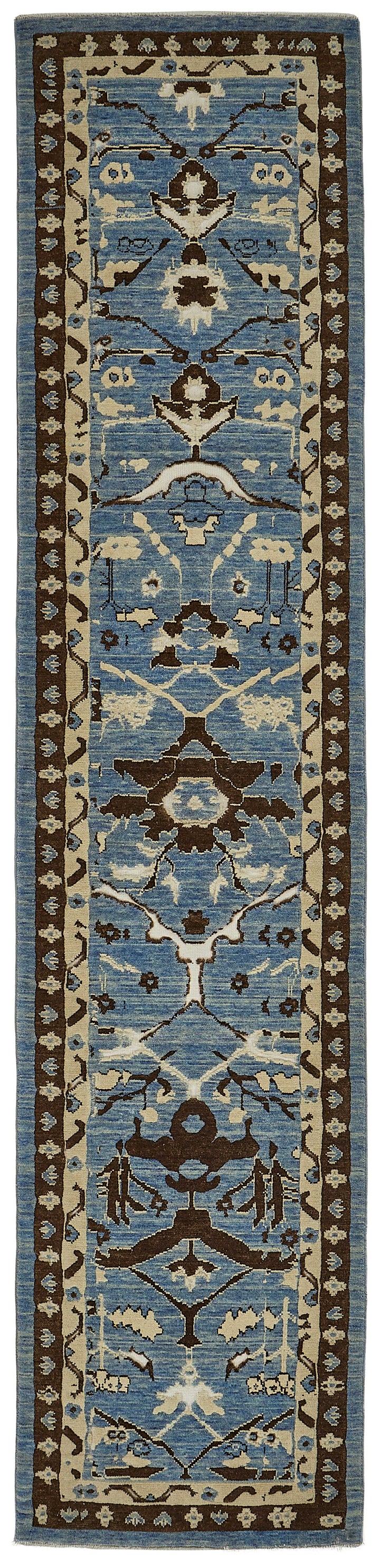3x12 Hand-Loomed Oushak Rug - 51128