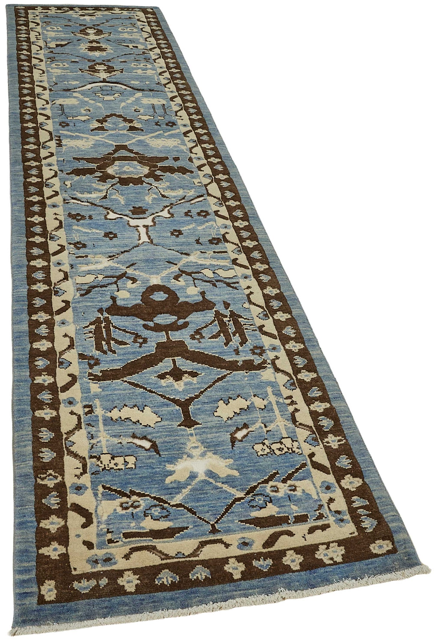 3x12 Hand-Loomed Oushak Rug - 51128