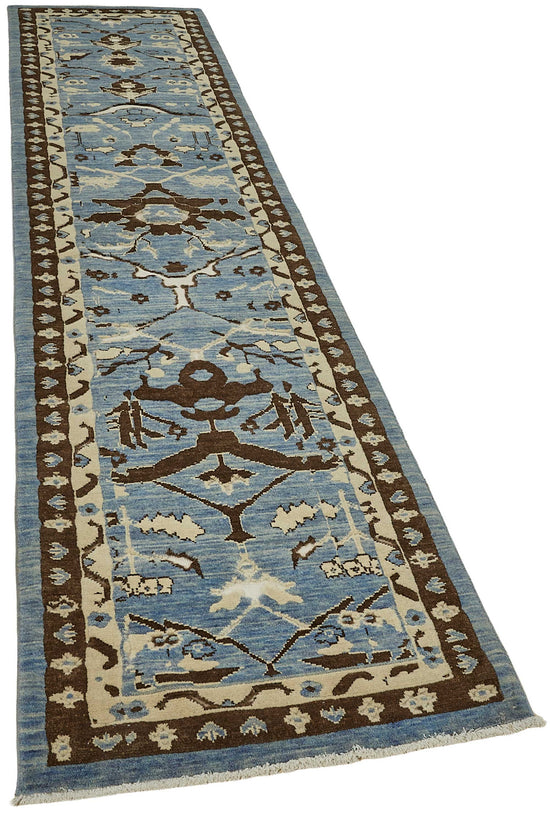 3x12 Hand-Loomed Oushak Rug - 51128