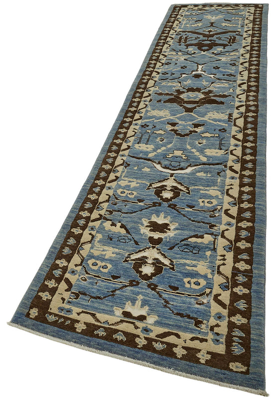 3x12 Hand-Loomed Oushak Rug - 51128
