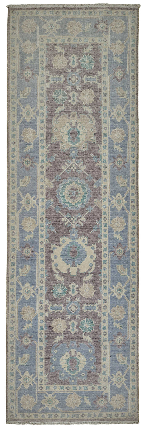 3x11 Hand-Loomed Oushak Rug - 51129