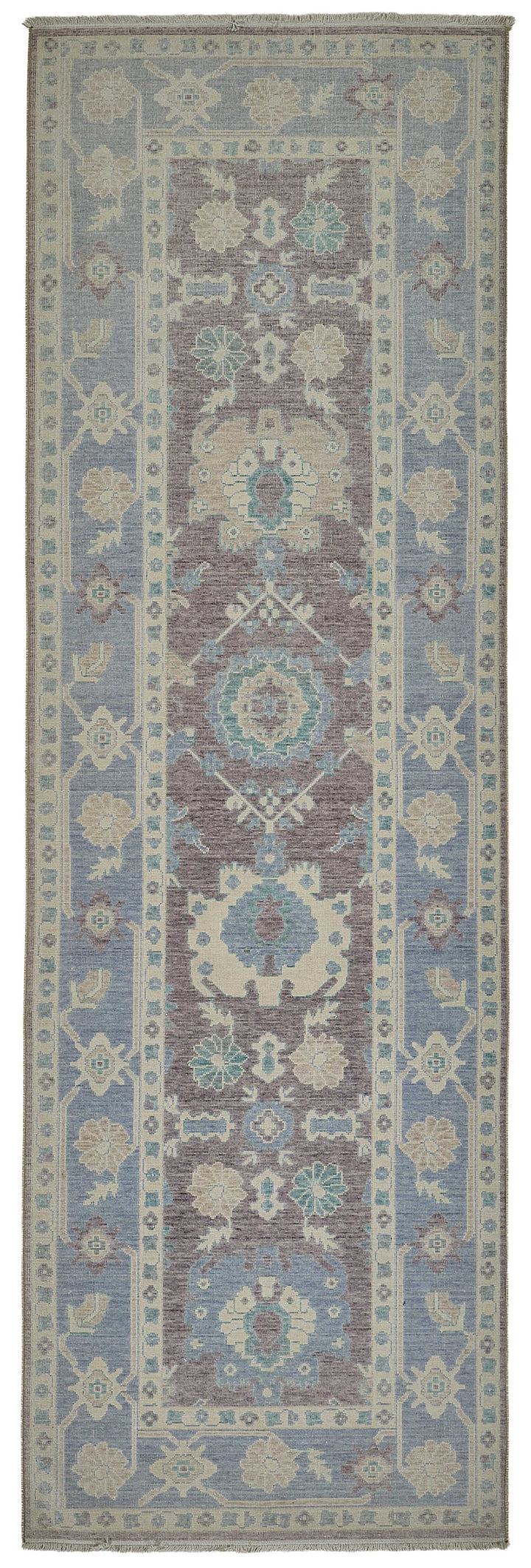 3x11 Hand-Loomed Oushak Rug - 51129