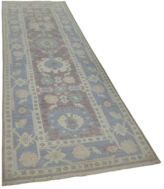 3x11 Hand-Loomed Oushak Rug - 51129