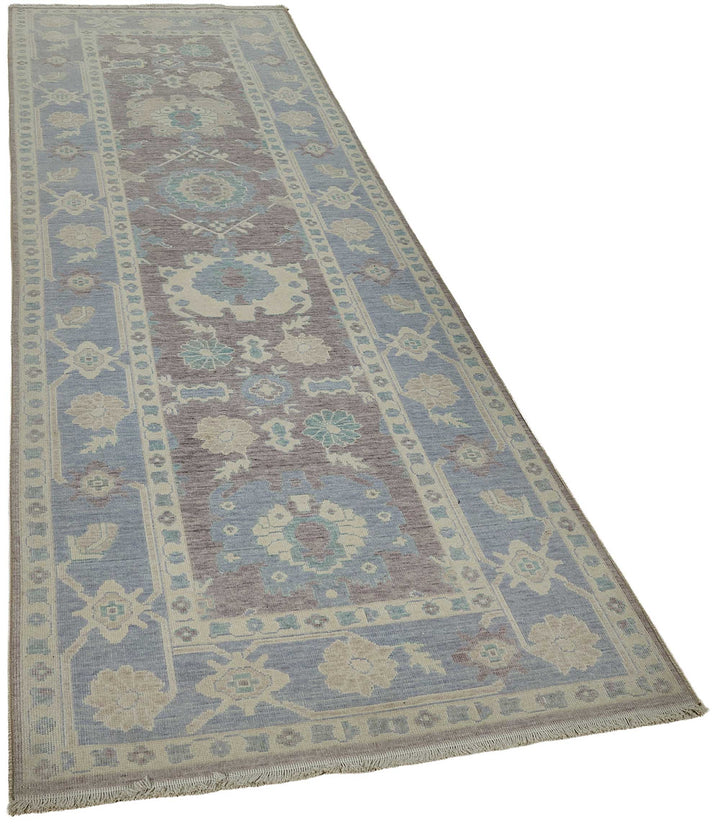 3x11 Hand-Loomed Oushak Rug - 51129