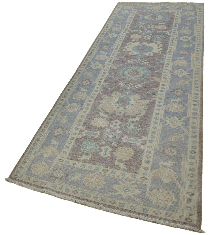 3x11 Hand-Loomed Oushak Rug - 51129
