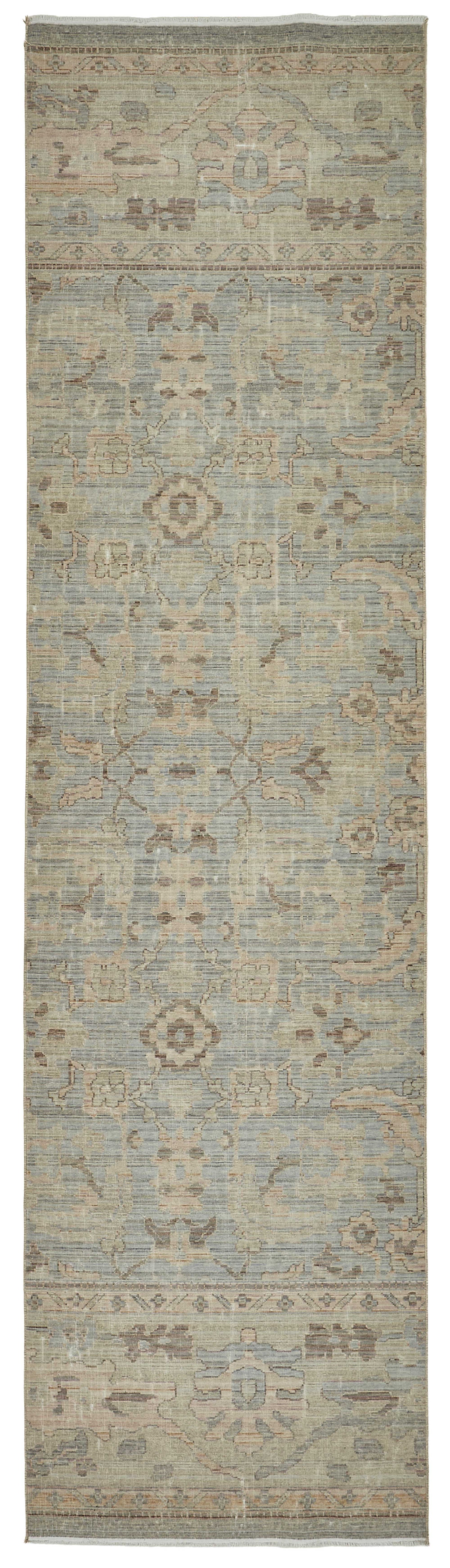 3x11 Hand-Loomed Oushak Rug - 51132