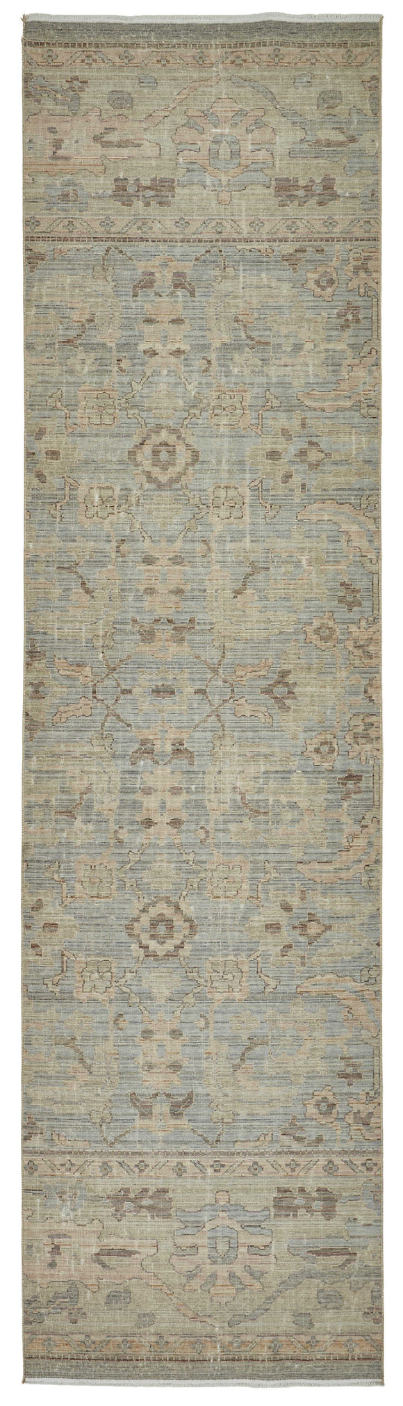 3x11 Hand-Loomed Oushak Rug - 51132