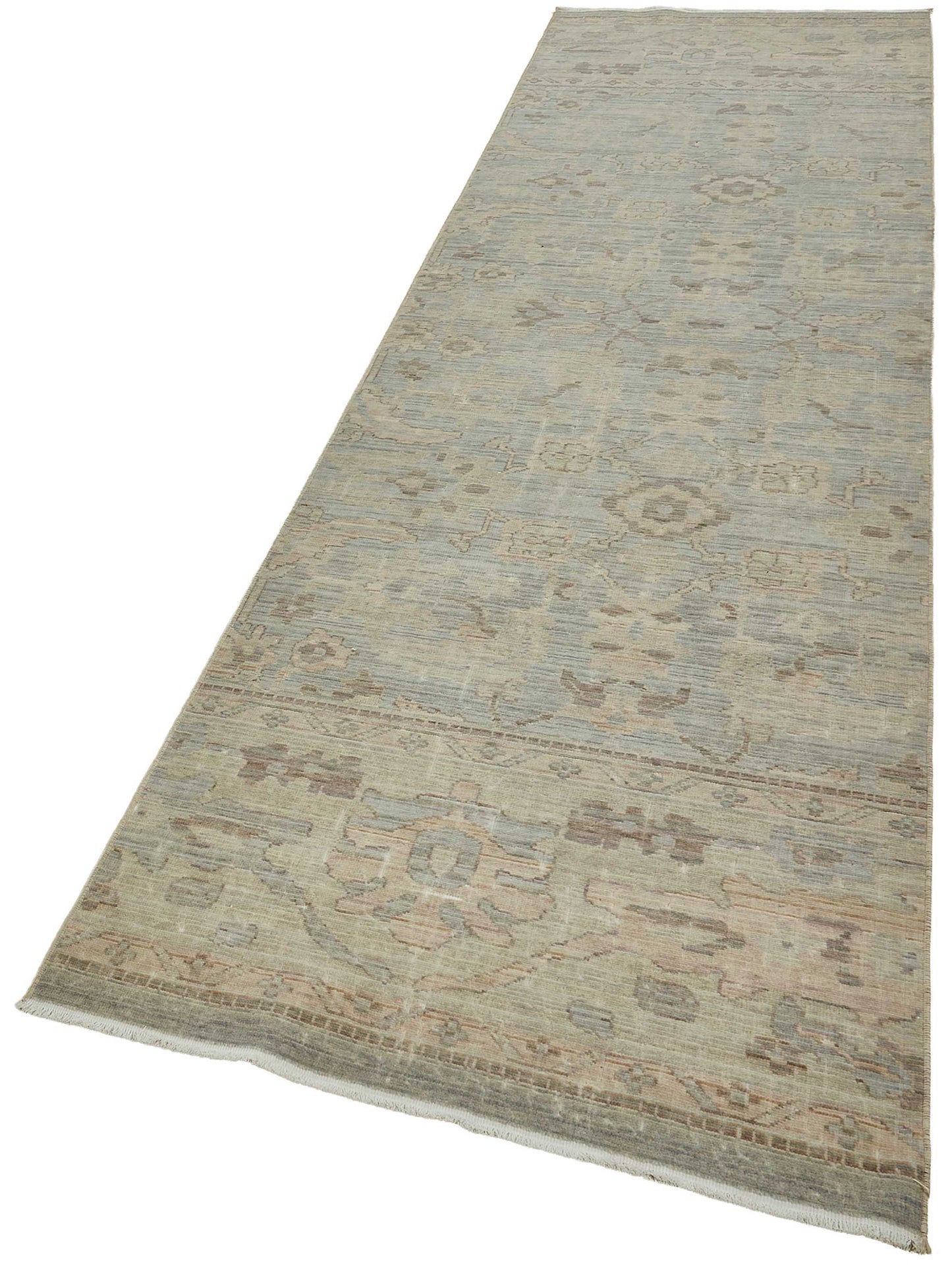 3x11 Hand-Loomed Oushak Rug - 51132