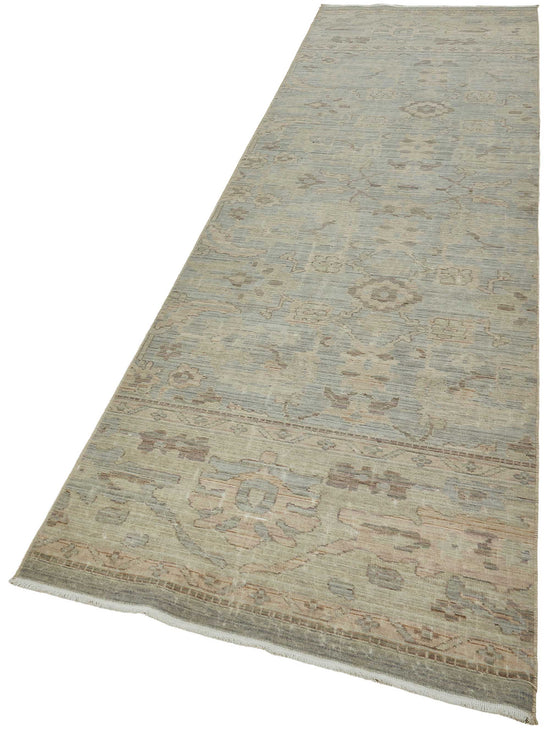 3x11 Hand-Loomed Oushak Rug - 51132