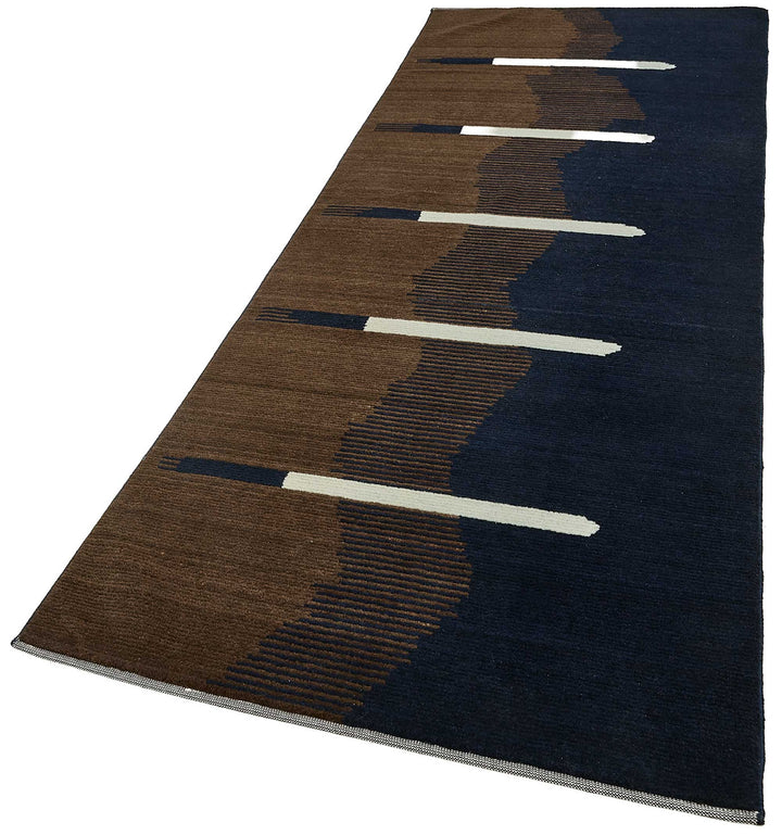 4x10 Hand-Loomed Oushak Rug - 51143