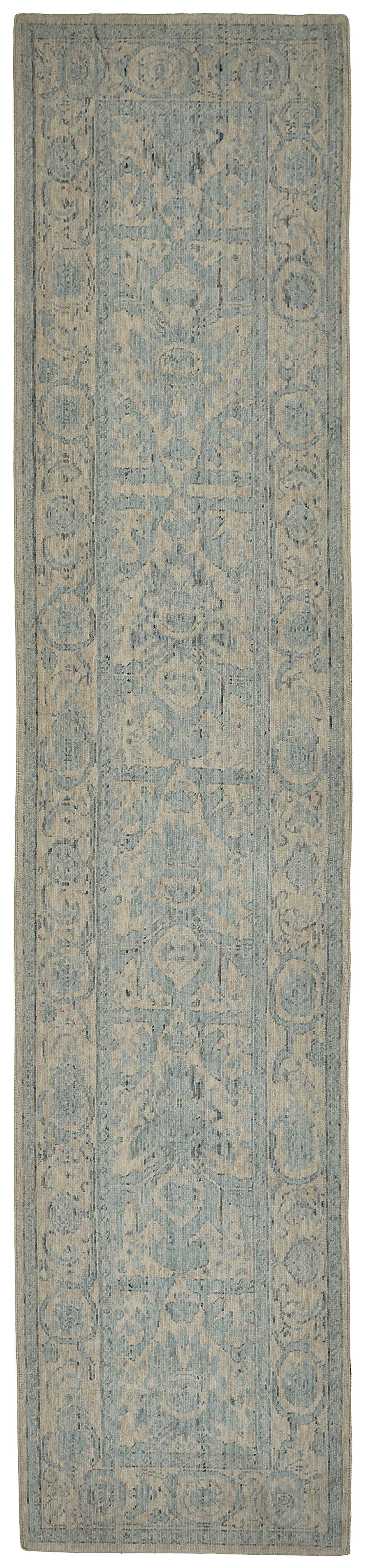 2x12 Hand-Loomed Oushak Rug - 51145