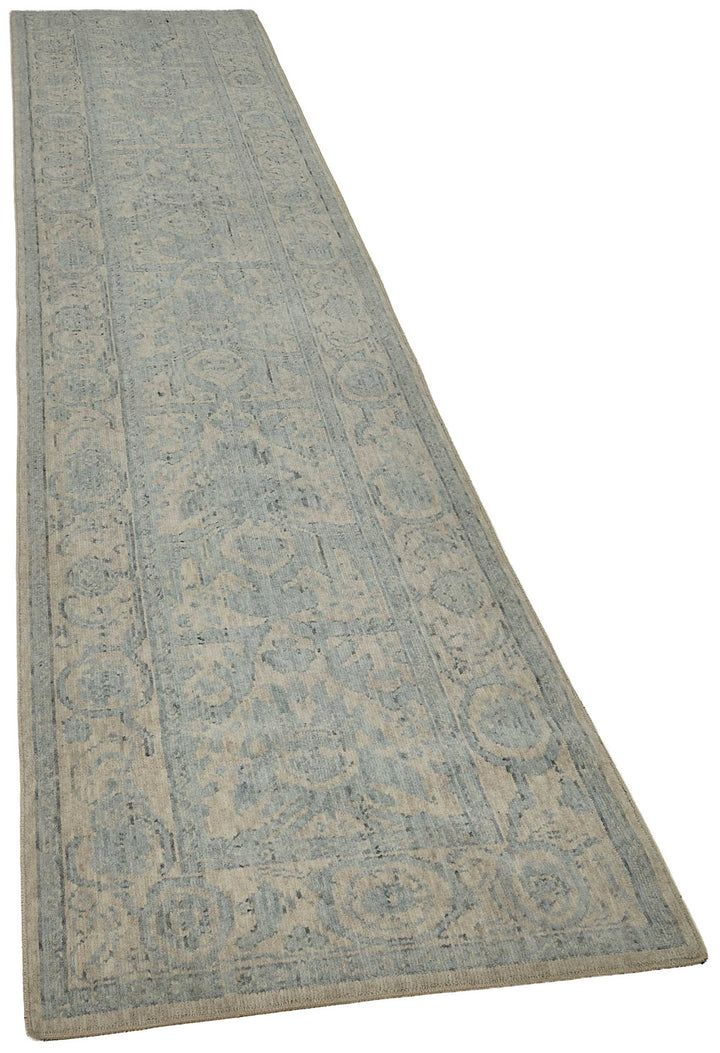 2x12 Hand-Loomed Oushak Rug - 51145