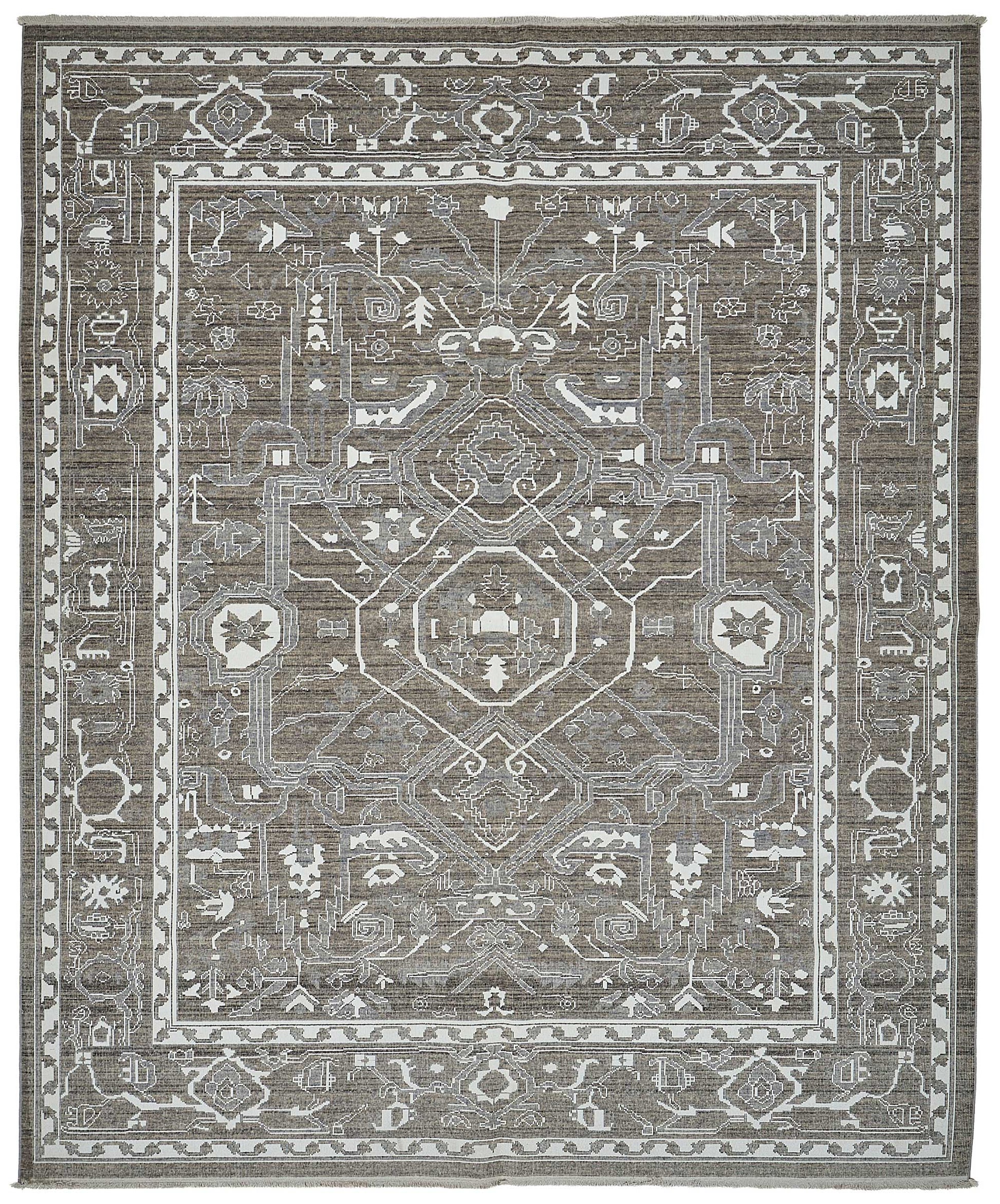 8x10 Hand-Loomed Oushak Rug - 51146