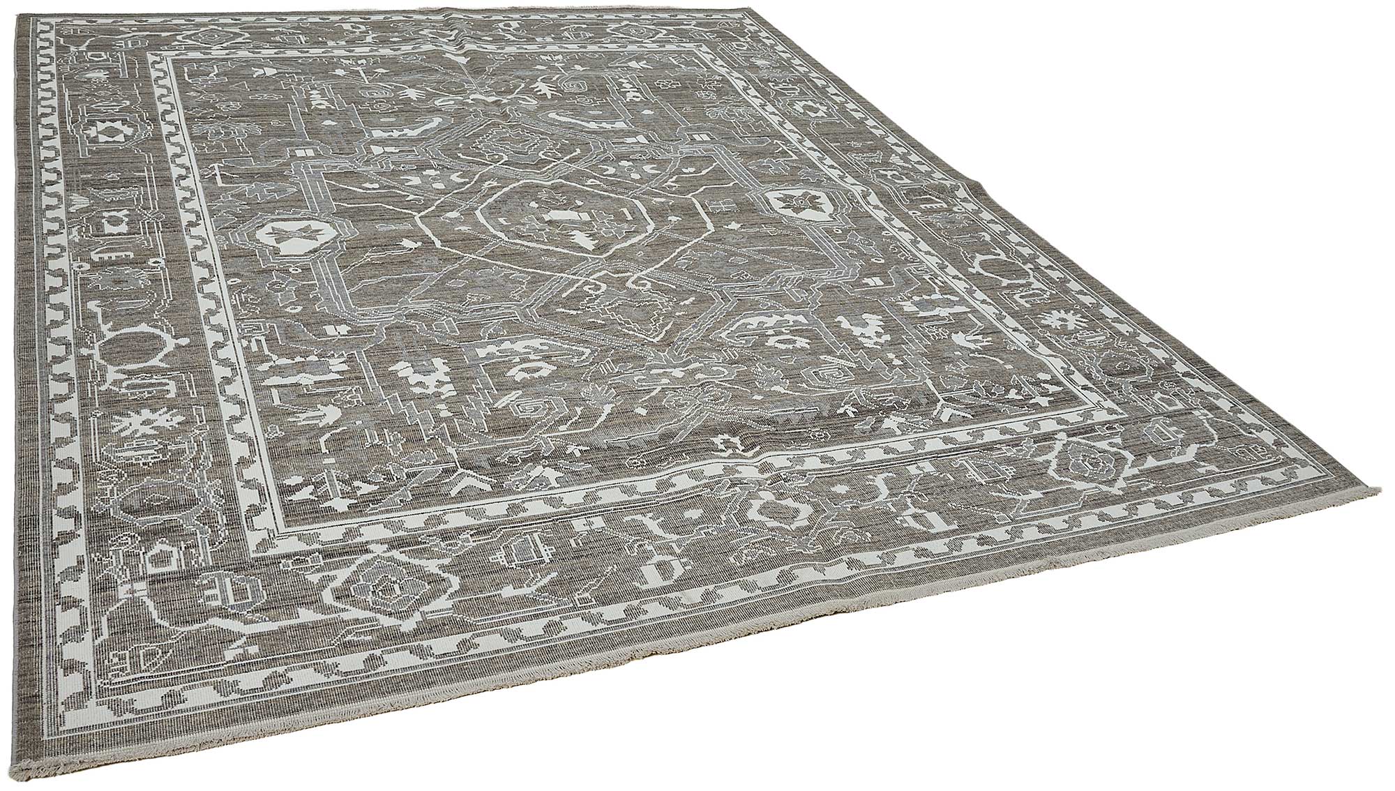 8x10 Hand-Loomed Oushak Rug - 51146