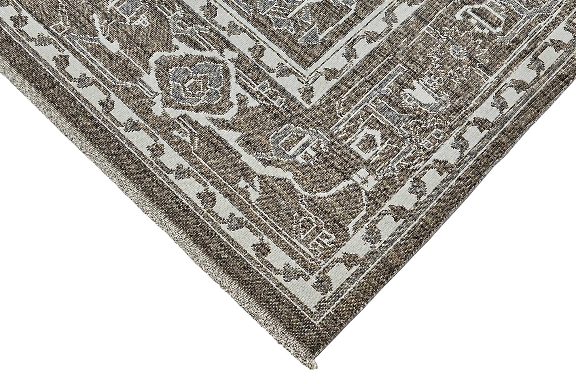 8x10 Hand-Loomed Oushak Rug - 51146