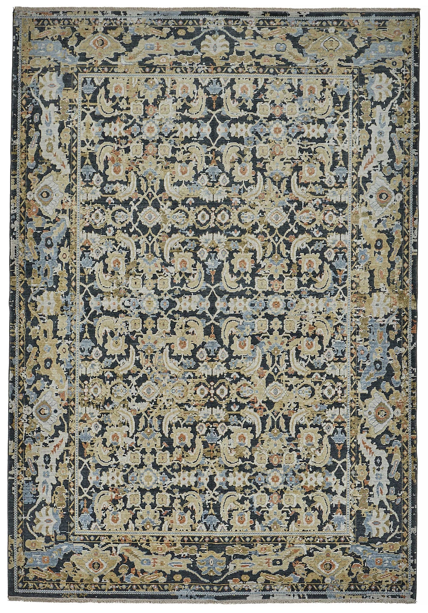 7x10 Hand-Loomed Oushak Rug - 51147